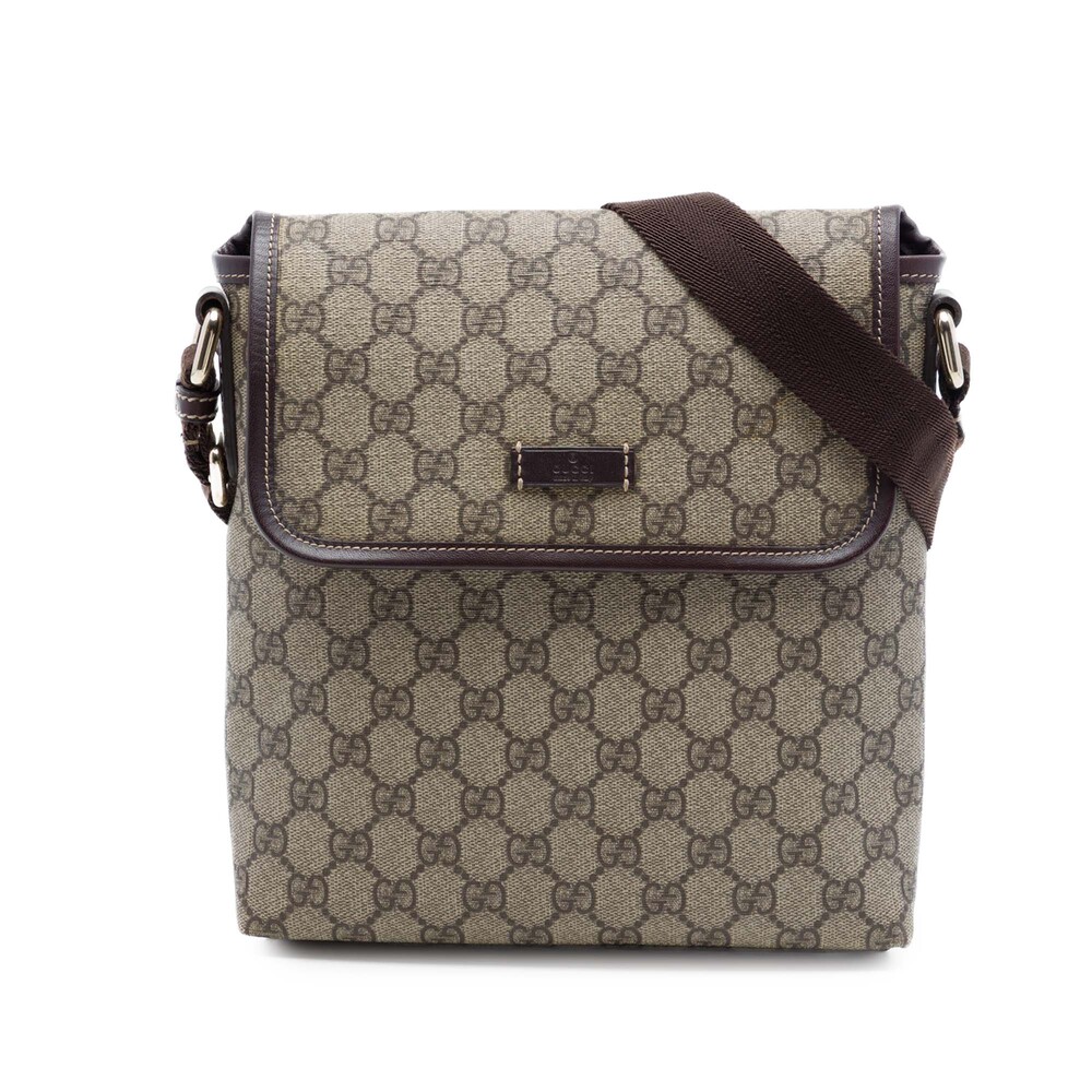 Gucci Flap Messenger Gg Coated Canvas #298255G80B